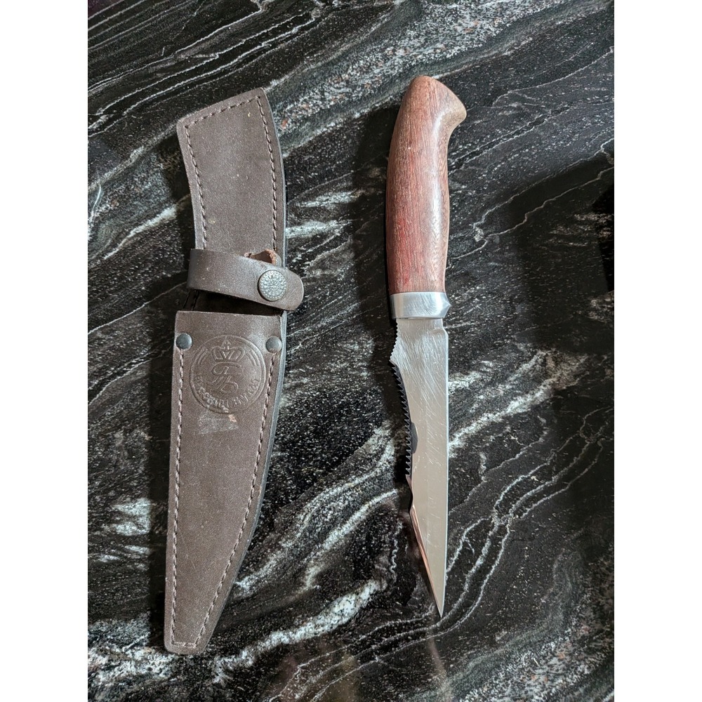 Russian Wilderness Survival Knife Fixed Blade Edge 6' Leather Steel